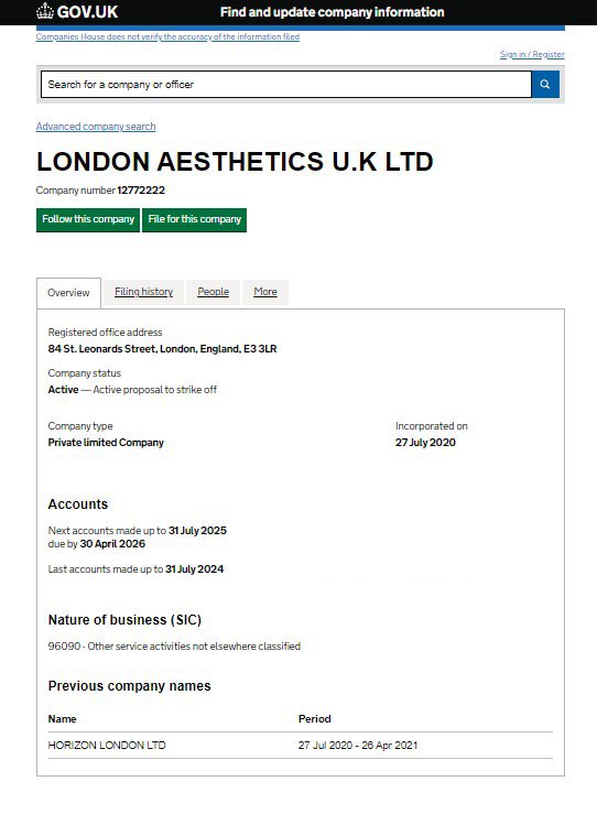 UK Certified Company Registration