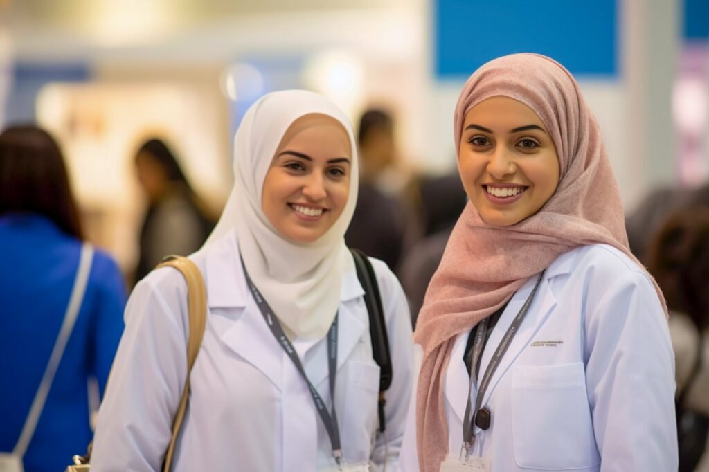 Female doctors at an aesthetic medical clinic